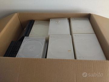 100 Custodie mediarange trasparenti per CD e Dvd