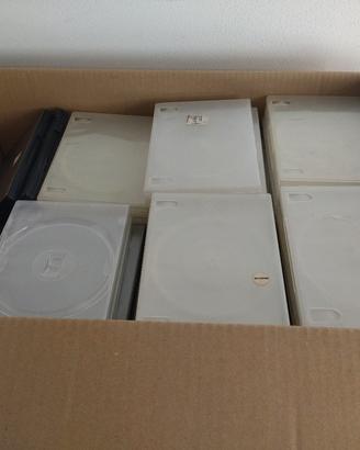 100 Custodie mediarange trasparenti per CD e Dvd