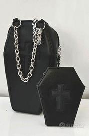 Coordinato gotico bara - borsa + borsellino