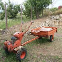 motozappa e rimorchio 