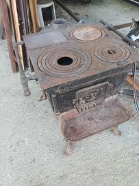 stufa di una volta vintage