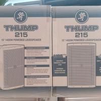 COPPIA DI CASSE AMPLIFICATE 1400 WATT MACKIE THUMP