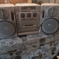 stereo  con cassette ,c d , ecc.