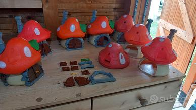 Maxi lotto casette puffi schleich