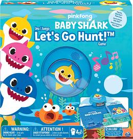 BABY SHARK gioco di società Let's Go Hunt con puls