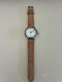 Cinturino beige pelle scamosciata 20mm