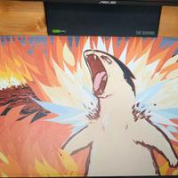 Tappetino Mouse Pokémon Typhlosion Tripudio fiamme