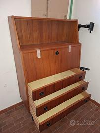 Cassettiera legno vintage