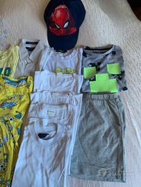 Set perfetto 24 capi bimbo 5/6 anni