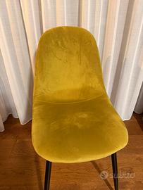 Set 4 sedie Maisons du Monde in velluto