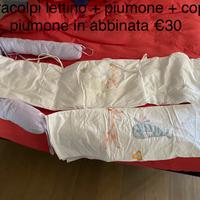 Parabordi lettino + piumone