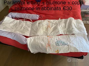 Parabordi lettino + piumone