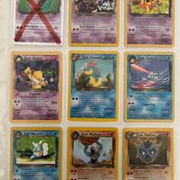 Carte Pokemon (serie “Team Rocket”)