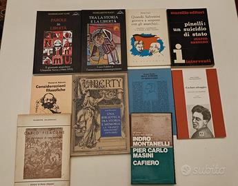 Anarchismo Lotto 10 libri Storia Bakunin Pinelli