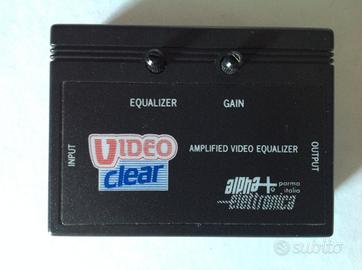 Amplificatore/equalizzatore video clear
