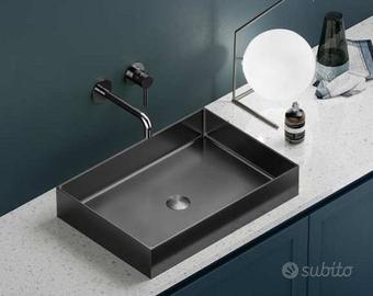 Lavabo da appoggio Saturn Gun Metal Art.BB9812-BGM