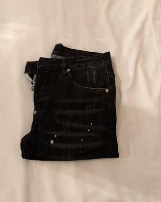 Jeans Slim Fit DSquared2 Nero