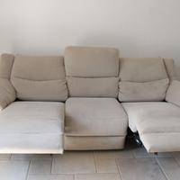 Doppia Poltrona Relax in Microfibra Perfetto