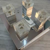 Plafoniera moderna led luci  colori variabili