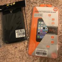 COVER e VETRO TEMPRATO per ALCATEL PIXI 4 (5.0)