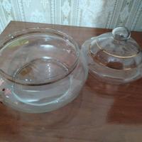 porta caramelle in vetro