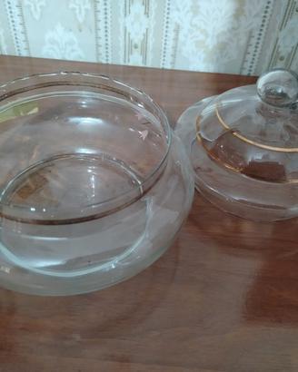 porta caramelle in vetro