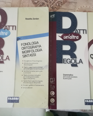 Libro e quaderno " datti un'altra regola"
