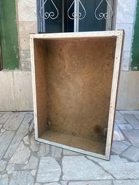 #Contenitore in legno artigianale 85x60x30