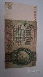 Banconota storica da 50 marchi