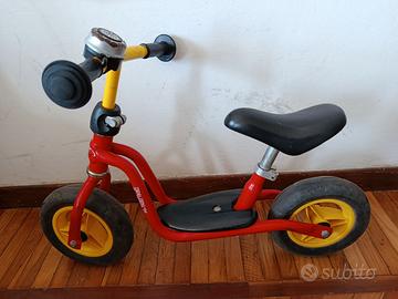 Bici rossa senza pedali balance bike Puky