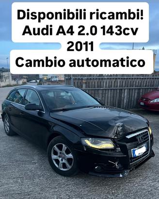 Ricambi audi A4 cambio automatico 2.0tdi