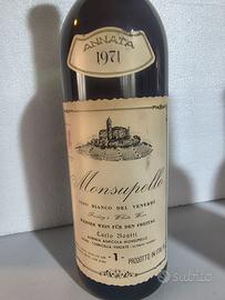 VINO DA COLLEZIONE MONSUPELLO 1971