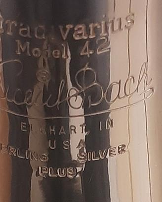trombone si/fa Bach 42 sterling silver plus