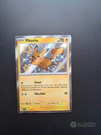 Pikachu shiny Paldean Fates