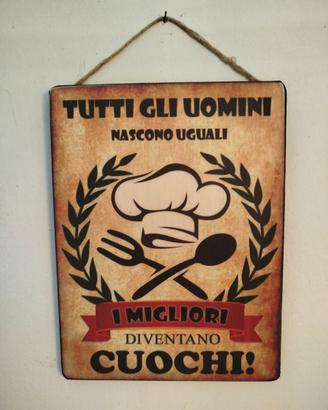 STAMPA SU LEGNO, SOLO I MIGLIORI DIVENTANO CHEF