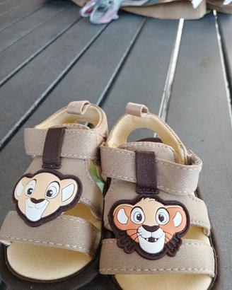 ciabattine nuove n 19 con strappo disney 