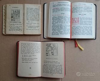 3 messalini di preghiere d'epoca anni '50
