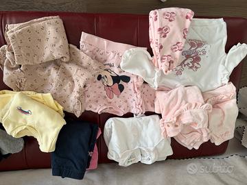 Lotto vestuti bambina 6-9 mesi autunno inverno