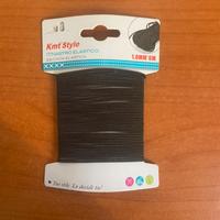 Elastico Nero Cucito/Fai-da-Te 6 Metri – Nuovo