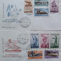 Buste FDC Olimpiadi Roma 1960