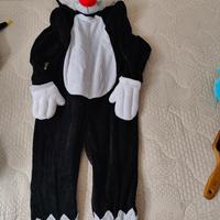 vestito carnevale  gatto Silvestro 