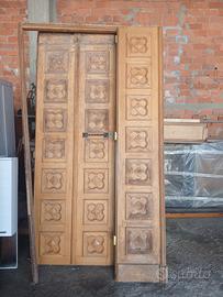 Portoncino ingresso in legno