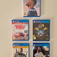 5 giochi per PS4