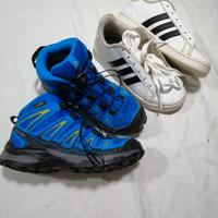 Scarpe Salomon tg. 32 e in omaggio Adidas tg 33