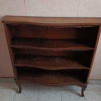 libreria anni 60 in noce 