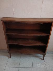 libreria anni 60 in noce 
