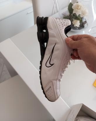 Nike shox r4 bianco nero tg 44