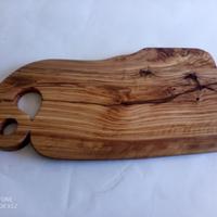 Tagliere in legno massello di ulivo