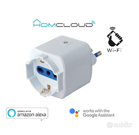 Presa Schuko + Bipasso HOMCLOUD 16A ITA