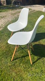 Sedie gambe in legno moderne